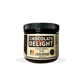 Chocolate Delight Spread Made with Julian’s Valleys Ghee Butter/Dates Syrup/Belgium Chocolate - 14OZ Non-GMO, Lactose Free, Gluten Free, Paleo & Keto Friendly