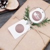 Rose Gold Scratch Off Stickers 1 Inch Round Circle Self-Adhesive
