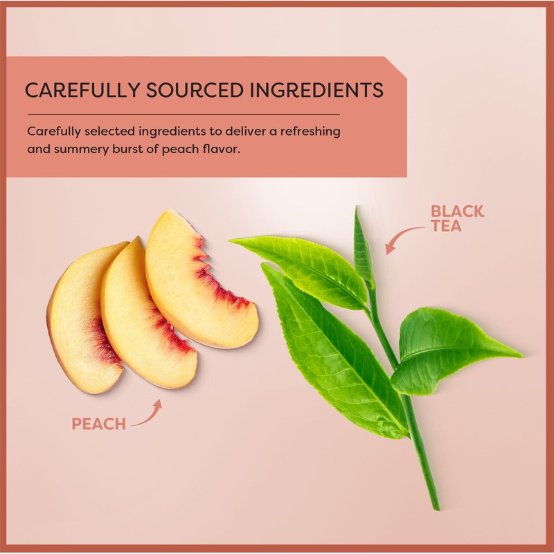 Wissotzky Sunny Peach Black Tea, (3 Pack - 60 Tea