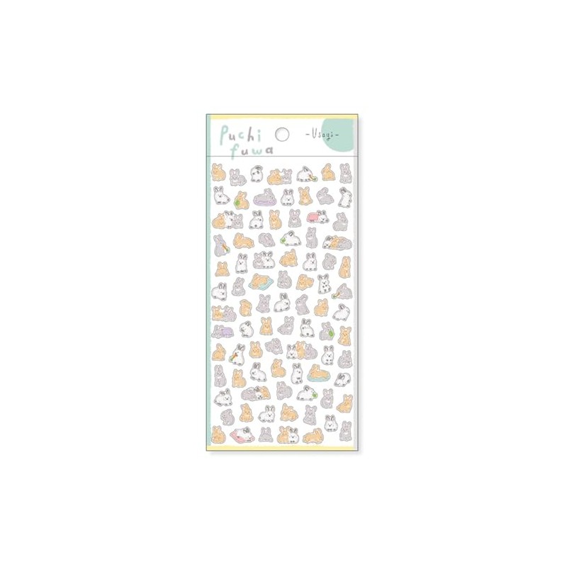 Petit Fuwa Sticker [Rabbit] Animal Cute 81875