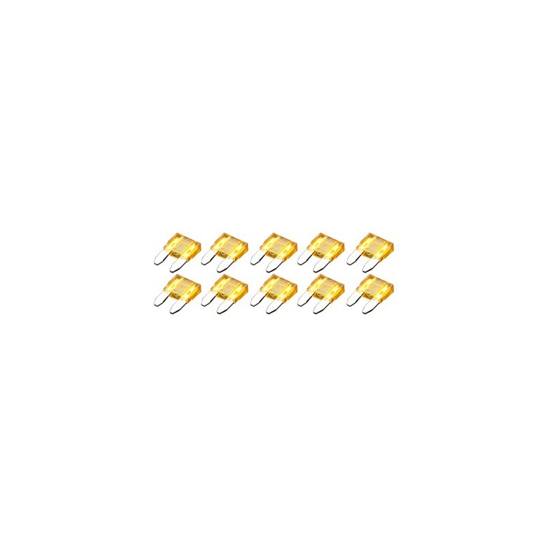 5A Automotive Mini Flat Fuse Blade Fuse Pack of 10