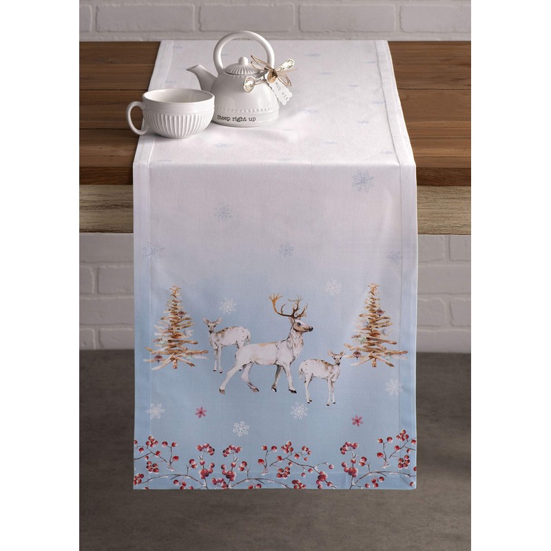 Maison d' Hermine Fairytale Forest 100% Cotton Table Runner Farmhouse