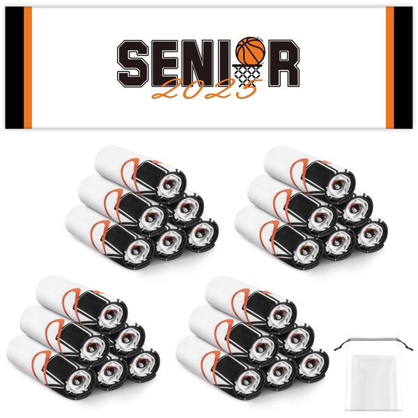 Peryiter 24pcs Basketball Cooling Towels, 40''x12'' Basketball Towels for Sweat