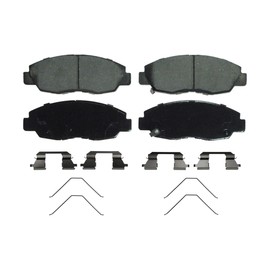 Wagner QuickStop ZD1578 Ceramic Disc Pad Set Includes Pad Installation Hardware, Front