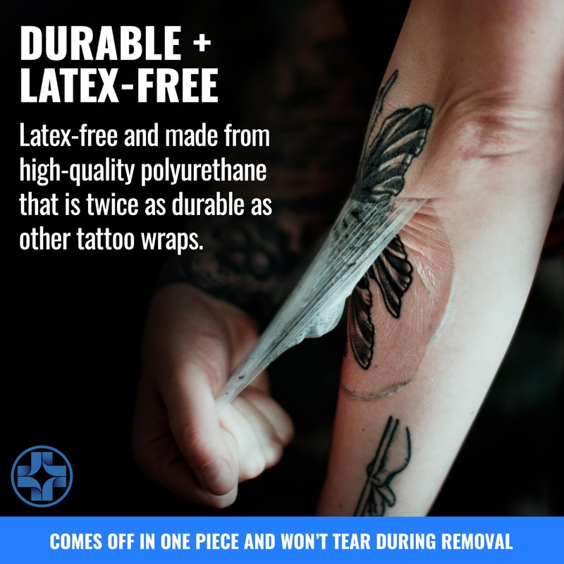 Saniderm Tattoo Aftercare Bandage 3 Sheets (Medium Pack, 6 in