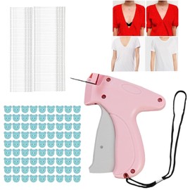 Stitchy Quick Clothing Fixer, Mini Stitch Machine Sewing Quilting Hemming Quick Stitch Tag Tool Fixer for Clothes Fine Stitch Tagging Machine for Clothing (Pink)