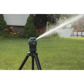 Orbit Irrigation 4500 Sq Ft Adjustable Six Gear Drive Telescoping Tripod Garden Lawn Sprinkler