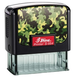 Shiny S-854 Self Inking Notary Stamp Alabama (Camouflage Faceplate)