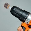 sourcing map 20mm Flap Wheels Shank Mounted Sandpaper Abrasive Wheel