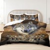 Sleepwish Gold Wolves Comforter Set Twin Size Bed Set 4
