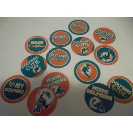 Unbranded Pre Cut One Inch Bottle Cap Images Miami Dolphins Cutie Free Shipping - photo, 15 images
