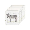 The Leonardo Collection Donkey Wood Coaster Set of 4