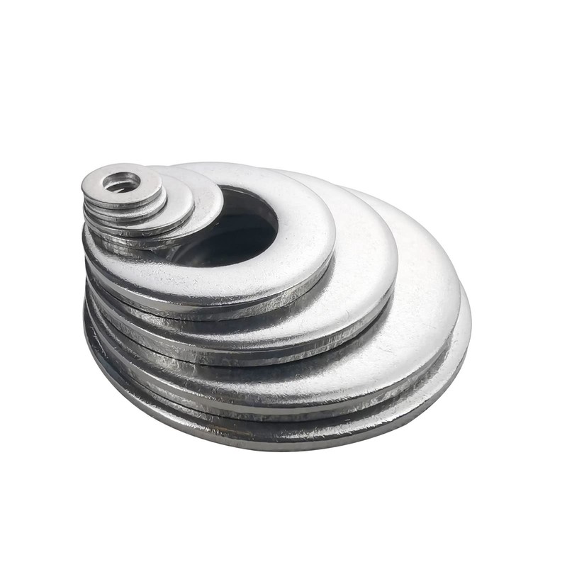 Fajoeda 120 arandelas planas de acero inoxidable M4 304 para
