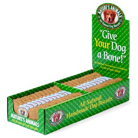 Nature'S Animals Original Bakery Biscuits, All Natural Dog Treats, Lamb And Rice, 24 Count