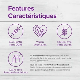 Webber Naturals Quercetin 500 mg, 60 Capsules, Antioxidant Support, Vegan
