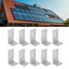 10PCS L Foot Solar Mount Aluminum Alloy Photovoltaic Panel Mounting