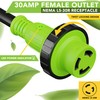 Leisure Cords 25' Power/Extension Cord with 30 AMP Male Standard/30