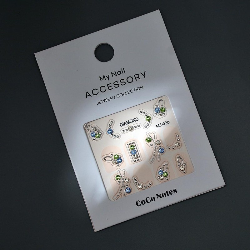 DUOLEIMI Nail Sticker Frame, Nail Stickers, Rhinestone, Nail Deco Sticker,