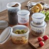 lustroware 3pc, Lustroware Airtight Nestable Food Container Set, Microwave Dishwasher