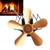 Wall Mounted Fireplace Fan 5 Blade Heat Powered Wood Stove