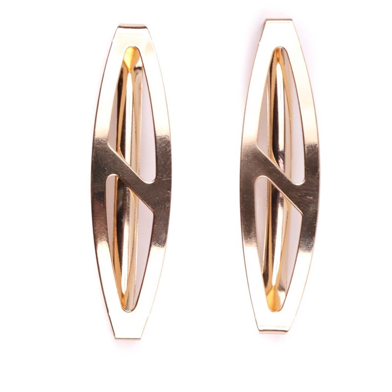 Mytoptrendz® 4 pcs Small Slim French Style Barrettes Hair Slides