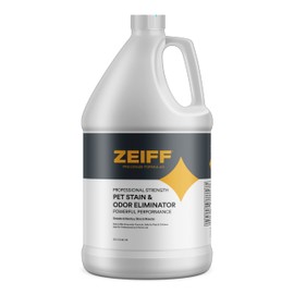 Zeiff Pet Stain and Odor Remover - Pet Odor Eliminator for Home and Professional Use - Pet Urine Enzyme Cleaner to Break Up Tough Stains - Carpet Stain Remover for Dog Urine and Cat Pee, Feces, Fluids