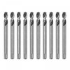 sourcing map 10pcs High-speed Steel Drill Bits 6mmx80mm for Hole