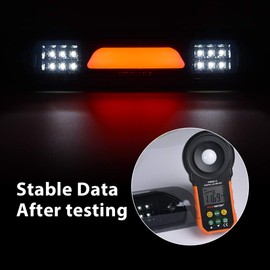 PIT66 LED 3rd Brake Light, Compatible with 02-09 Dodge Ram Truck LED Third Brake Light Cargo Black Housing Smoke Lens