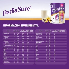 Pediasure Alimentación Especializada Vainilla En Polvo 900g