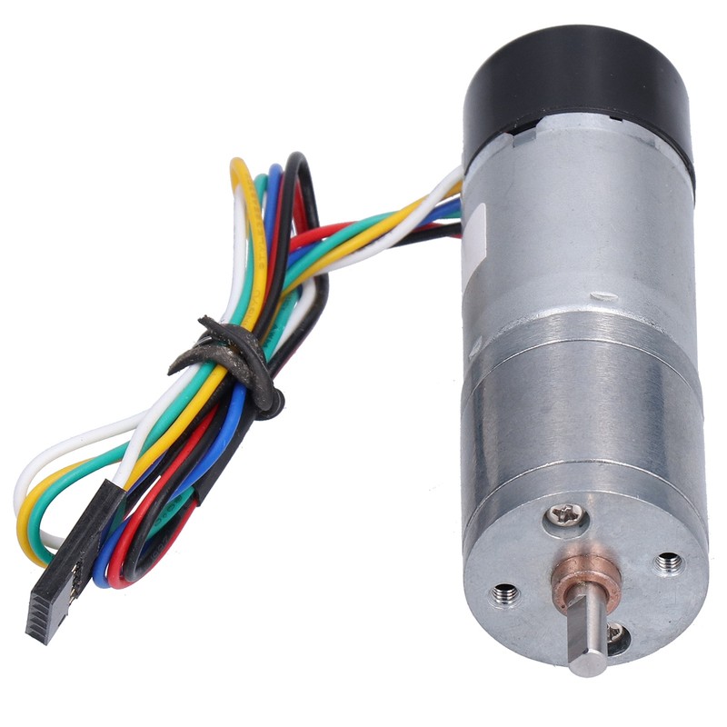 DC Geared Motor with Encoder Speed Measuring Signal Feedback Smart