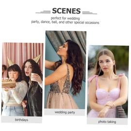 EXCEART 1 Juego Accesorios Para El Cabello De Niña Peineta De Flores Tocado De Diamantes De Imitación Cepillos Para El Cabello Para Mujer Tiara Horquilla Perder Aleación De Zinc Chica