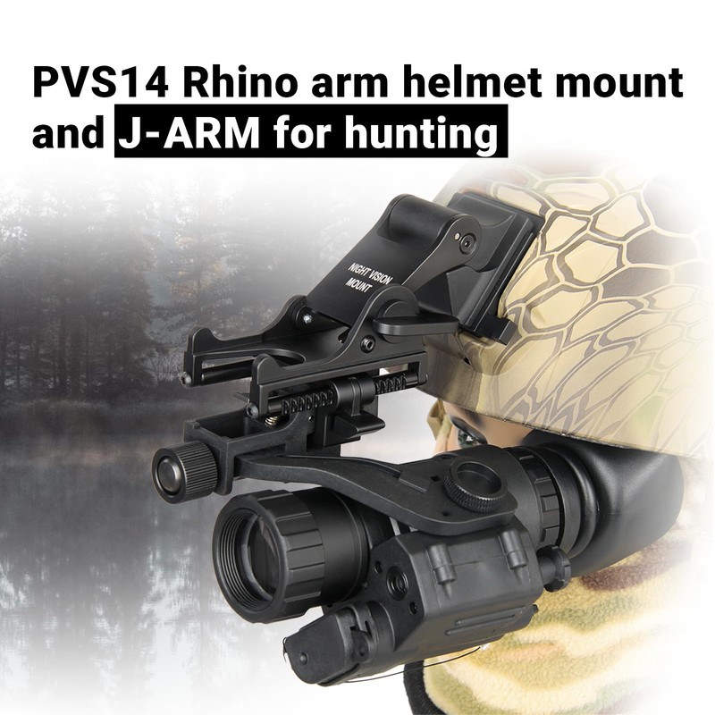E.T Dragon New Plastic PVS14 J-Arm Night Vision Mount Supports
