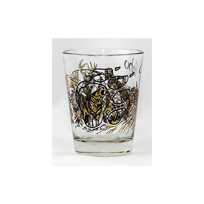 Idaho Eagle Deer and Wolf Shot Glass