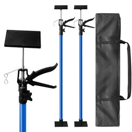 IvySync Cabinet Jack for Installing Cabinet，Adjustable 3rd Hand Support Pole Extend from 45 to 114 inches,Premium Steel Cabinet Lift Jack Support up to 154 lbs，2 Pack with Storage Bag (Dodger Blue)