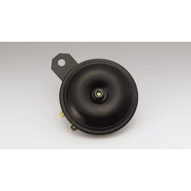 Kijima 304-8252 Motorcycle Parts Horn for 12V Cars, Standard Type, 3.5 inches (90 mm), Black, High Tone/380 Hz, Volume: 105±5dB