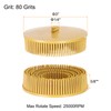 HARFINGTON 5pcs Bristle Disc 3" 80 Grit Abrasive Brush Deburring