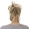 CAISHA by PRETTYSHOP XXL Large Scrunchy Braided Updo Slightly Wavy
