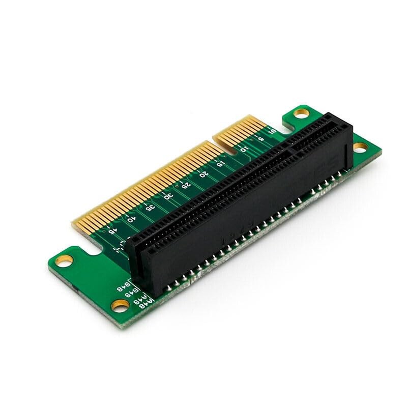 PCI-Express 8X Left-Facing 90 Degree Riser Right-Angle Adapter Card 1U