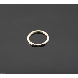 Unbranded 10 Pieces/Pack 24mm Nickel Plated Steel Split Key Rings Key Chains