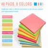 Zenmmy Sticky Notes Bulk 3x3 Inches, Self-Stick 48 Pads Bulk,