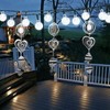 Stainless Steel Wind Spinner,3D Metal Hanging Wind Spinners,Reflective Bird Deterrent