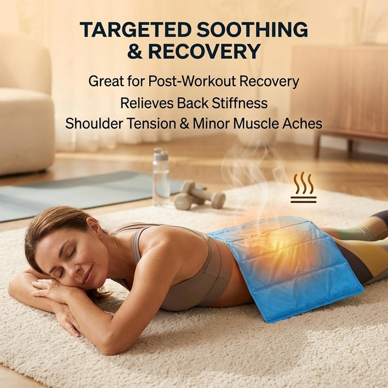 35"x23" Extra Large Full Body Ice Pack - Reusable Gel