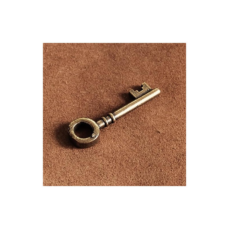 BRASS STORE Brass Key (Antique Style) Key Chain Brass Vintage