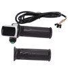 1 Pair Handlebar Throttle Grip Universal LED Display Wire Twist