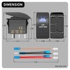 DaierTek LED Light Bar Rocker Switch and Rear Lights Rocker