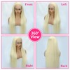 HELLOSH 32 Inch 613 Lace Front Wig Human Hair 200