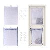 Klmnop 2 Pack Over the Door Laundry Hamper, Large Mesh