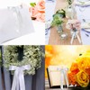Willlingood Pack of 100 Antenna Bows, Wedding Car Ribbon, Wedding Decoration