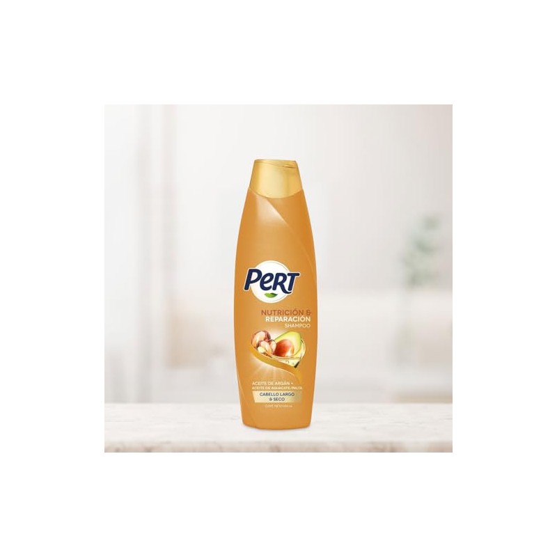 PERT, Shampoo Nutrición Argan | Nutre y reparar tu cabello,