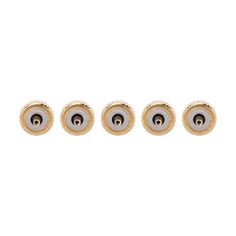 5 Pcs Professional Watch Crown Parts Gold Steel Wrist Watch